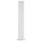 Design Heizkörper Vertikal Weiß 1400mm x 236mm 457W (einlagig) - Revive