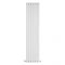 Design Heizkörper Vertikal Weiß 1400mm x 354mm 686W (einlagig) - Revive