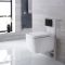 Hänge WC Quadratisch mit niedrigem Unterputzspülkasten & wählbarer Betätigungsplatte - Milton