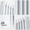 Gliederheizkörper, Elektrisch, Nostalgie Weiß, Doppel-Säulen, 300mm x 1010mm, Auswahl an WLAN-Thermostat - Regent