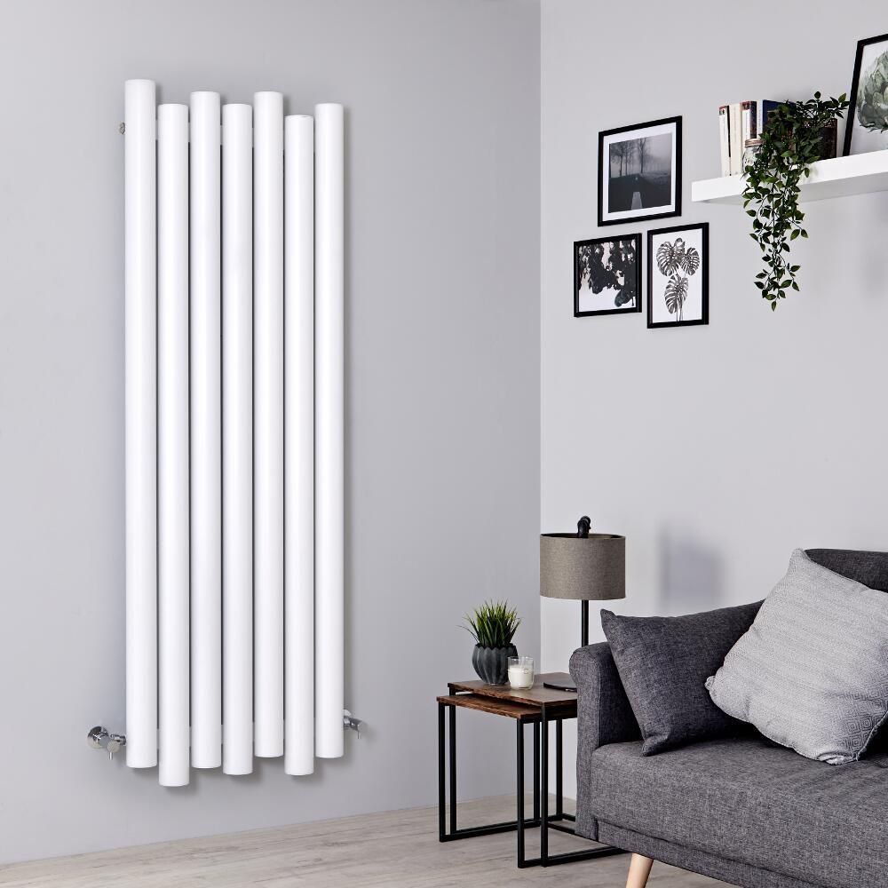 Designer Heizkörper Weiß Vertikal 1600mm x 550mm 1449W - Laeto