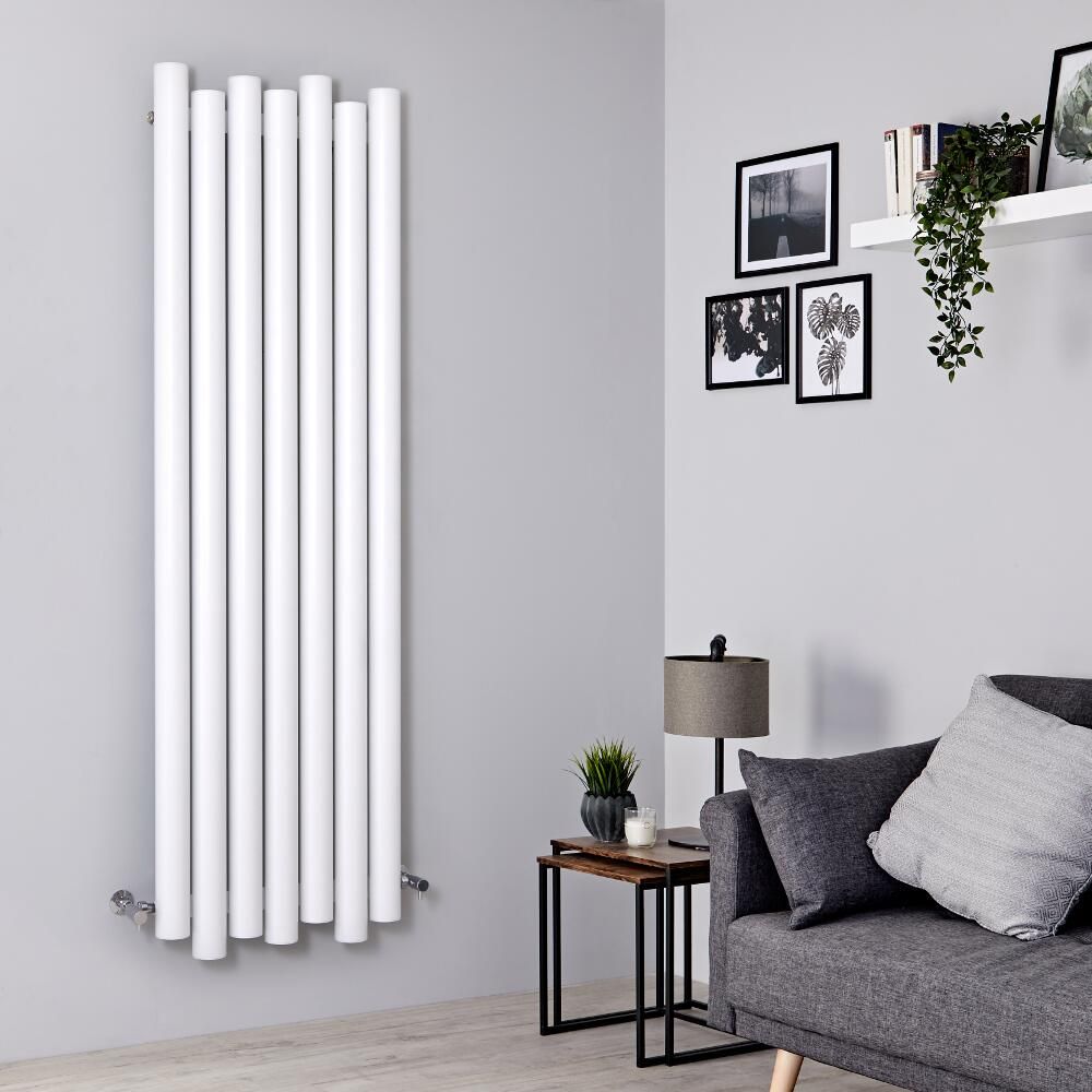 Designer Heizkörper Weiß Vertikal 1800mm x 550mm 1638W - Laeto