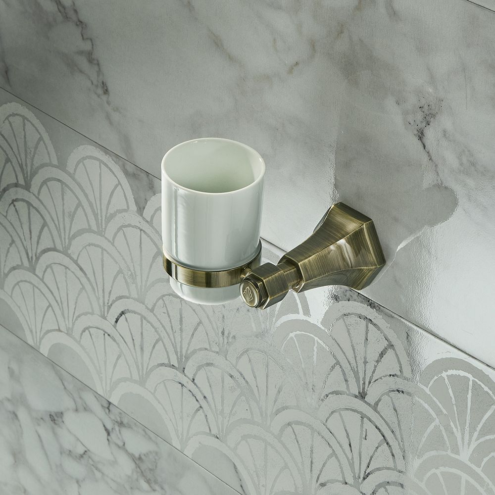 Art Deco Zahnputzbecher | Farbe wählbar - Earlham