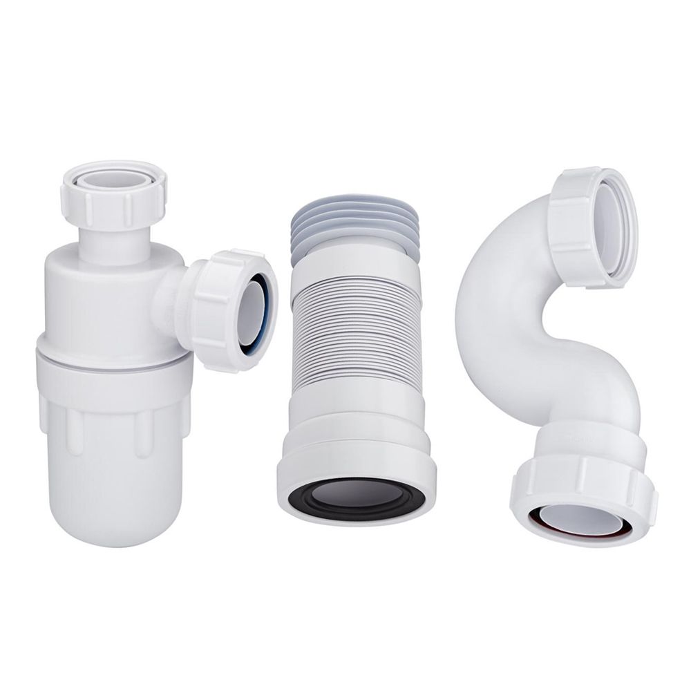 Waschbecken-Siphon, WC-Abflussrohr & Badewannen-Siphon -  Cranplas