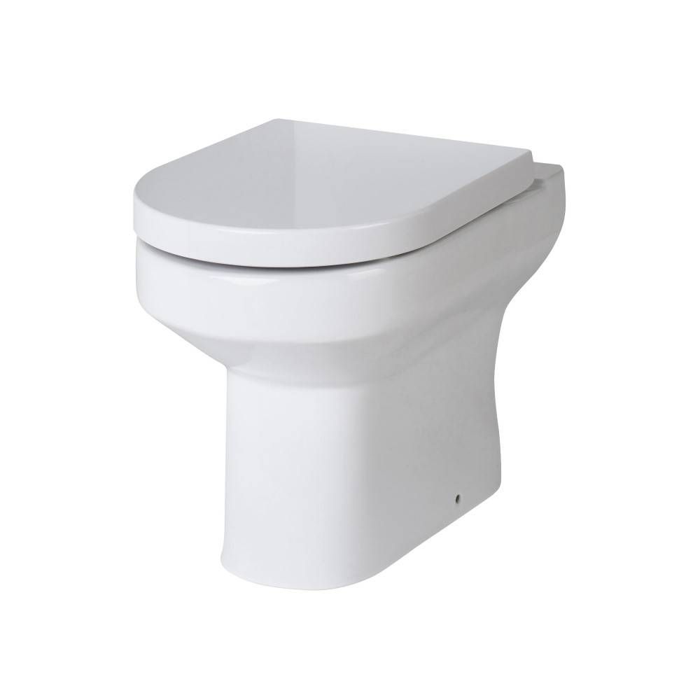 Stand-Tiefspül-WC, Sitz mit Absenkautomatik – Covelly