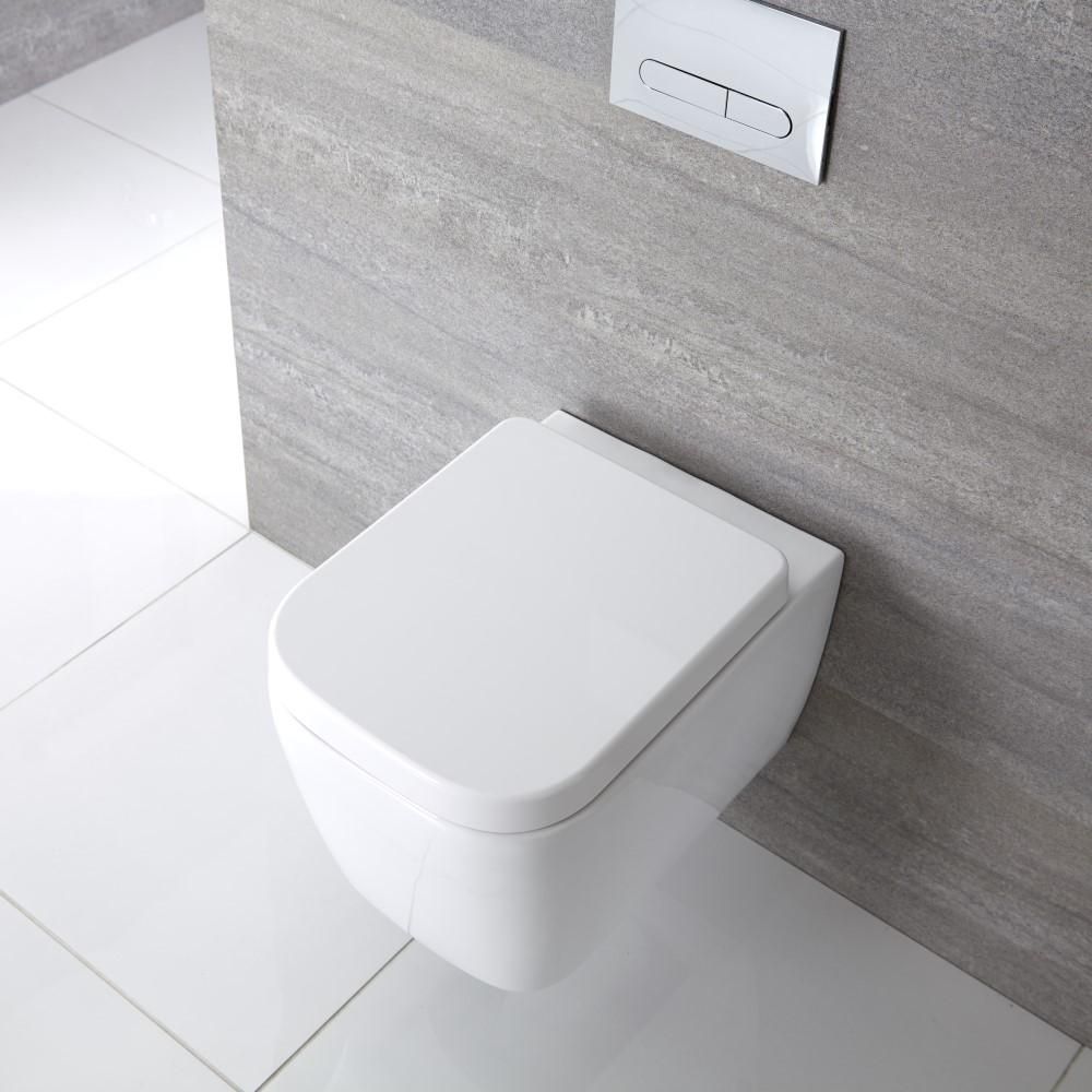 Toilettensitz Duroplast Fast Fix & Absenkautomatik, Befestigung von oben - Milton