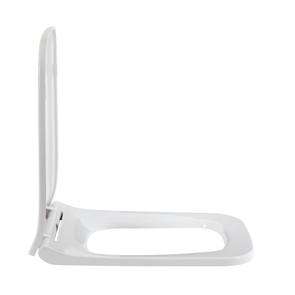 Toilettensitz Mit Absenkautomatik – Verstellbares Scharnier (80–170 Mm), Antibakteriell, Bis 175 Kg Belastbar