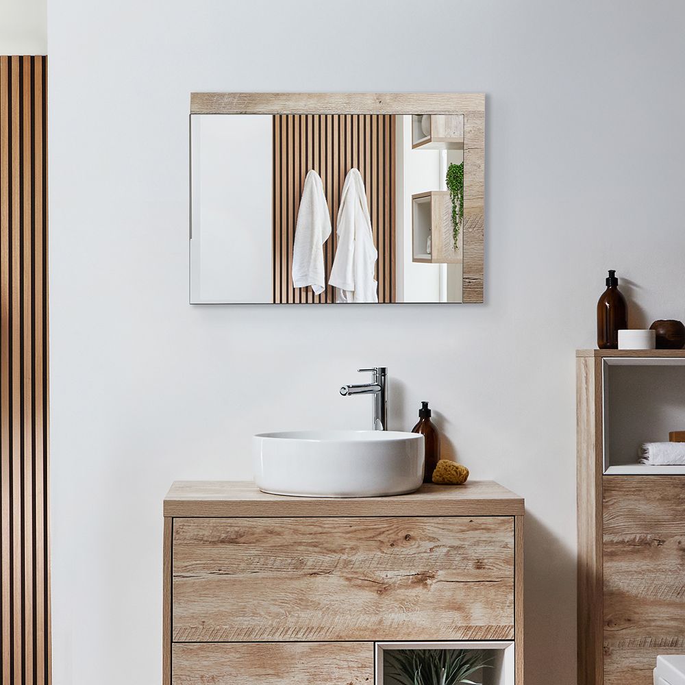 Hoxton - Spiegel Helle Eiche 500 x 700mm