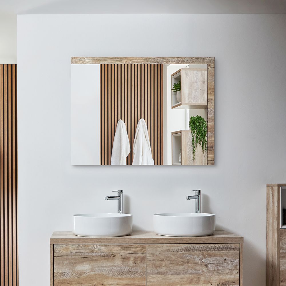 Hudson Reed Hoxton - Spiegel Helle Eiche 750 x 1000mm
