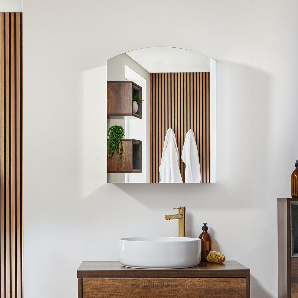 Moderner Spiegelschrank 600mm x 750mm - Raya
