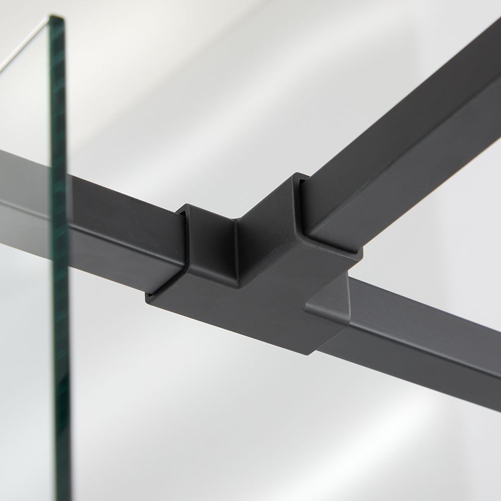 Eckiges T-Stück für Stützarme – Farbe wählbar