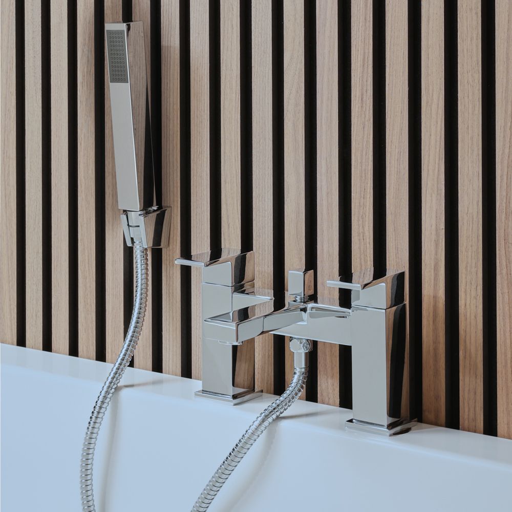 Badewannenarmatur mit Handbrause | Farbe wählbar