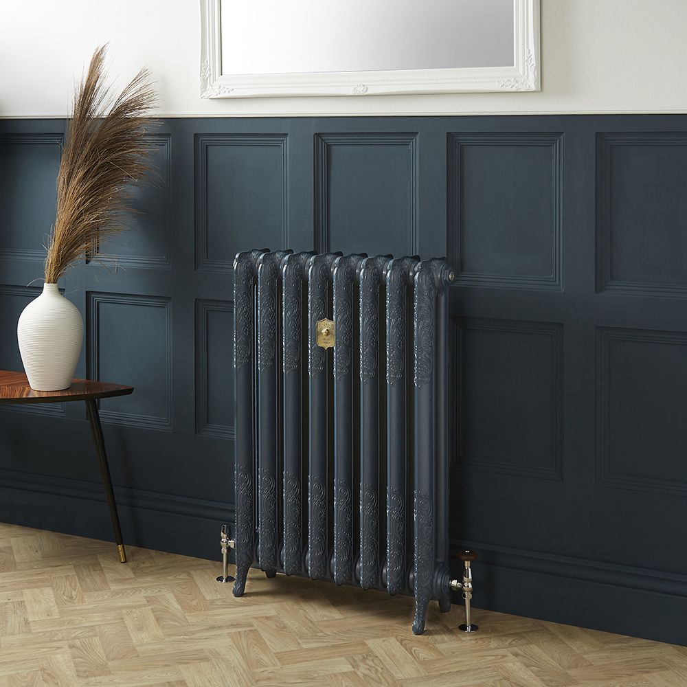 Gusseisen-Heizkörper - Höhe 950mm, Breite auswählbar - Hague Blue 30 von Farrow & Ball - Charlotte