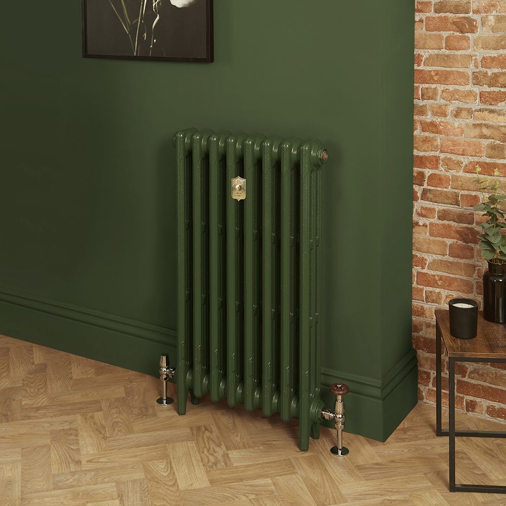 Gusseisen-Heizkörper - Höhe 760mm, Breite auswählbar - Duck Green W55 von Farrow & Ball - Mercury
