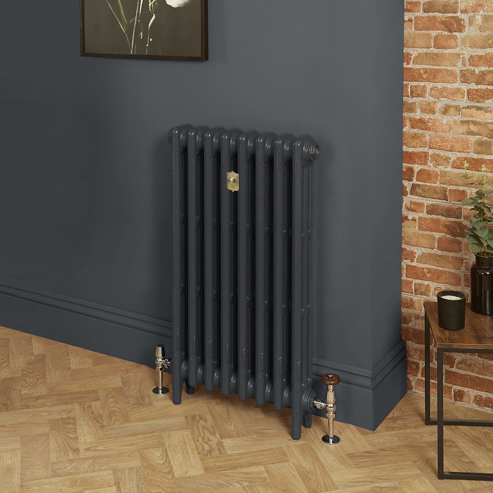Gusseisen-Heizkörper - Höhe 860mm, Breite auswählbar - Railings 31 von Farrow & Ball - Mercury