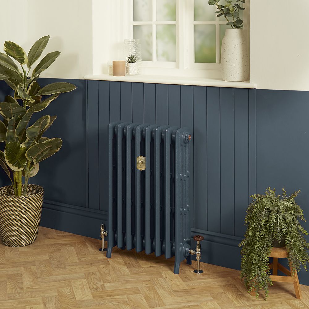 Gusseisen-Heizkörper - Höhe 760mm, Breite auswählbar - Hague Blue 30 von Farrow & Ball - Isabel