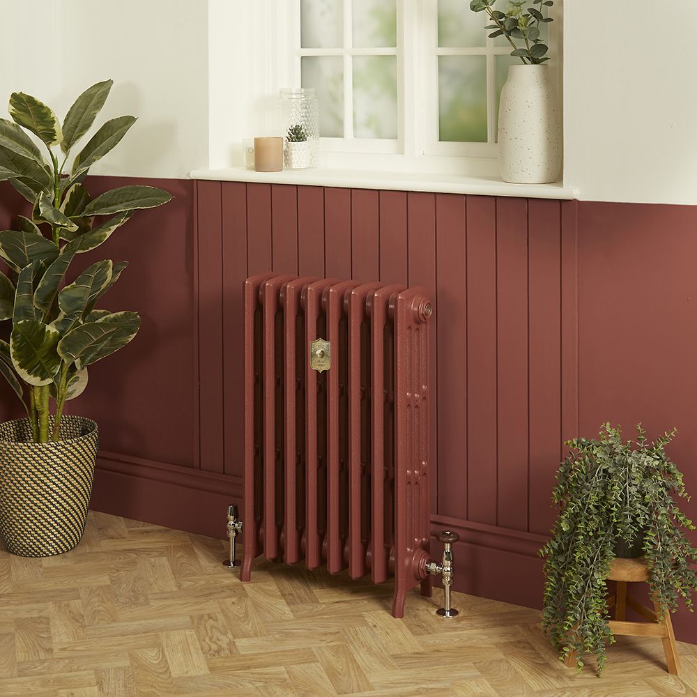 Gusseisen-Heizkörper - Höhe 760mm, Breite auswählbar - Eating Room Red 43 von Farrow & Ball - Isabel