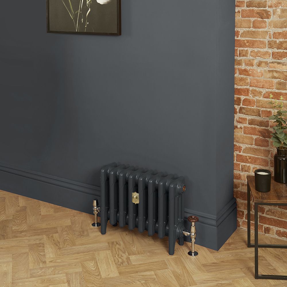 Gusseisen-Heizkörper - Höhe 360mm, Breite auswählbar - Railings 31 von Farrow & Ball - Mercury