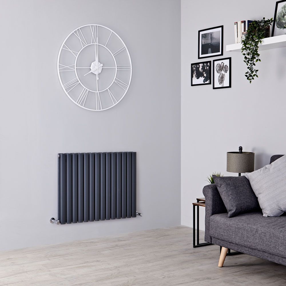 Design Heizkörper Horizontal | Größe wählbar - Anthrazit – Revive