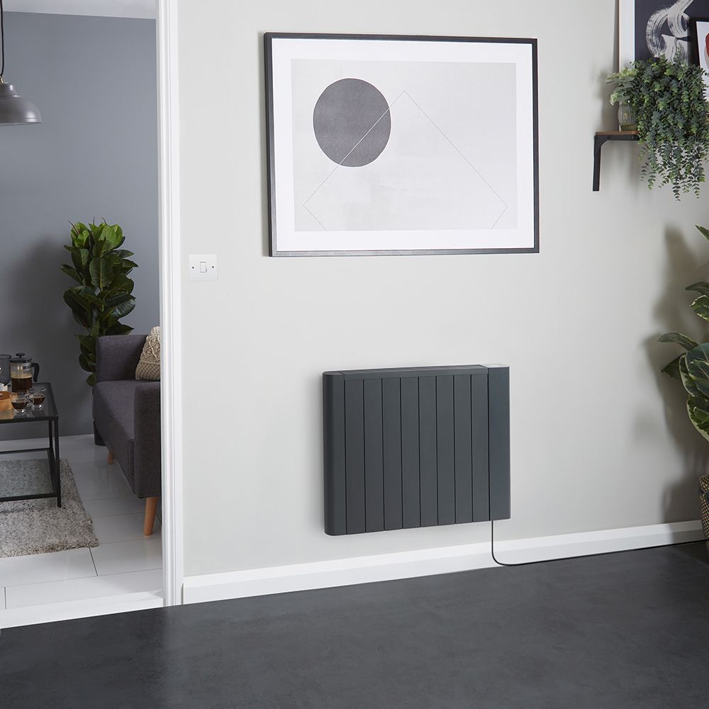 Elektrische Smart Konvektor-Wandheizung mit Stecker oder zur Festverdrahtung - Farbe und Wattleistung wählbar - Virtus