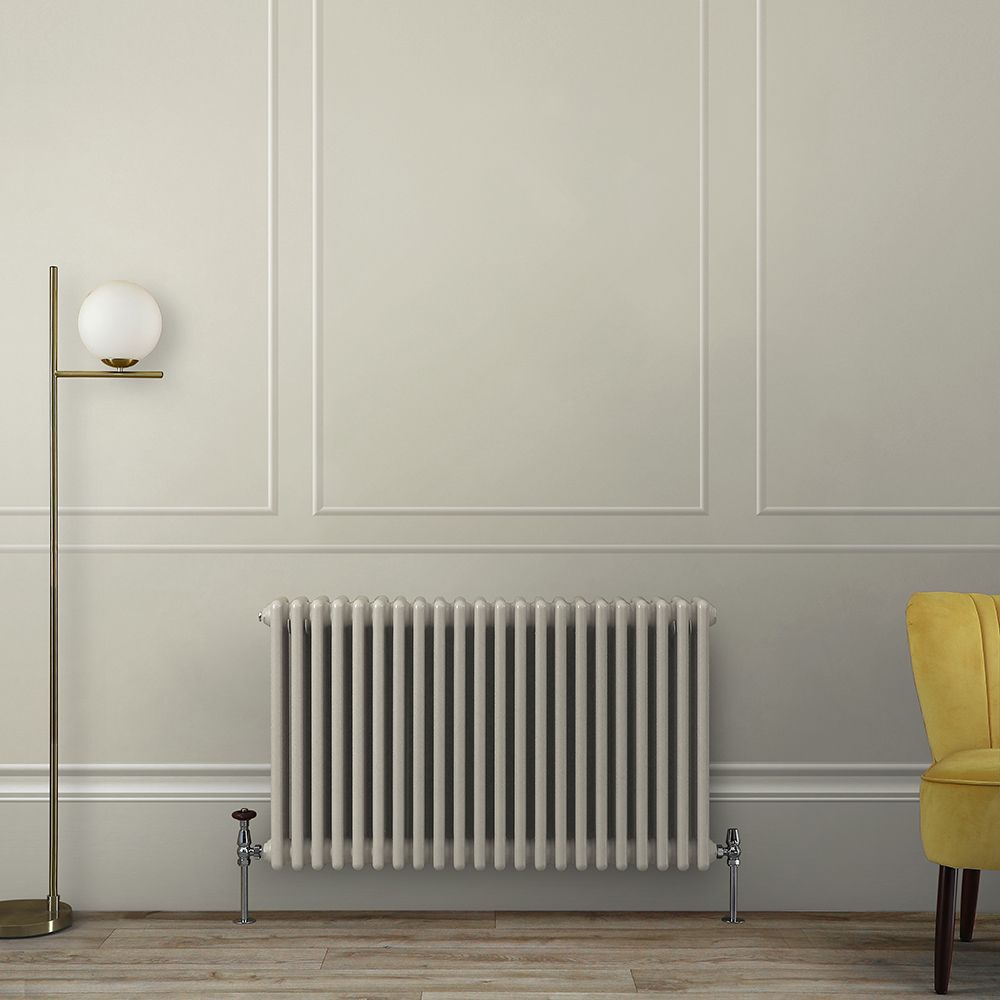Gliederheizkörper (3-Säulen), horizontal - Größe & Naturton wählbar – Regent