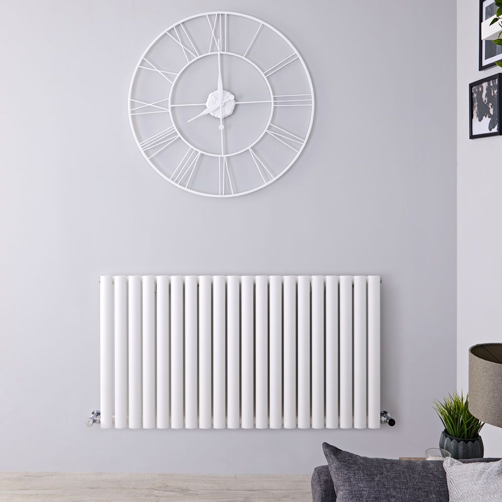 Design Heizkörper Horizontal (Einlaging) 635mm x 1180mm | Weiß - Revive