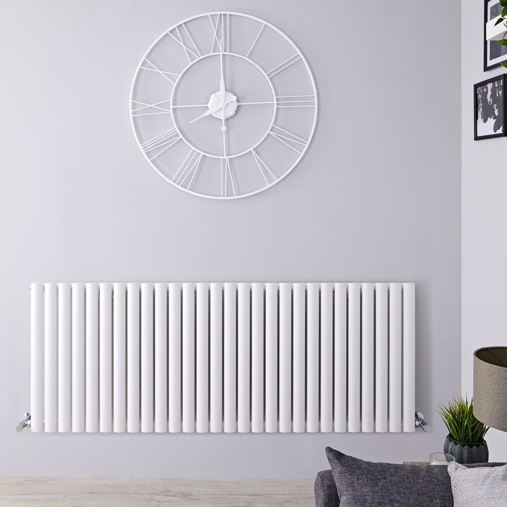 Design Heizkörper Horizontal (Einlaging) 635mm x 1652mm | Weiß - Revive