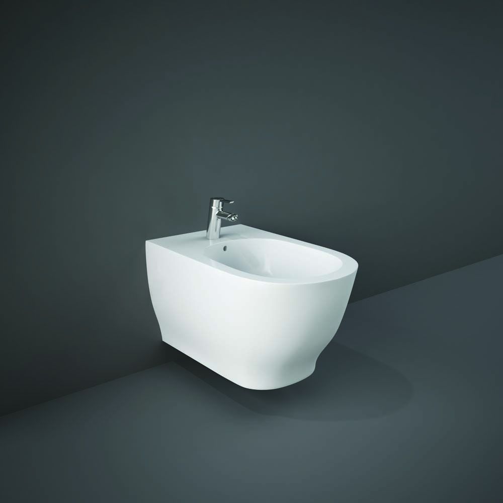Wand-Bidet ohne Spülrand, 320mm x 350mm, Glanz-Weiß – RAK Moon x Hudson Reed