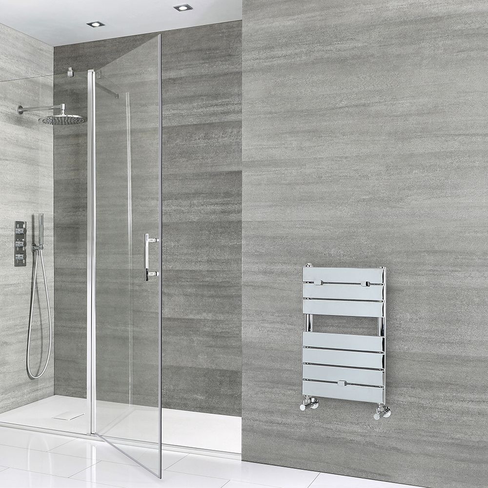 Design Badheizkörper Chrom Flach 620mm x 450mm 209W – Lustro
