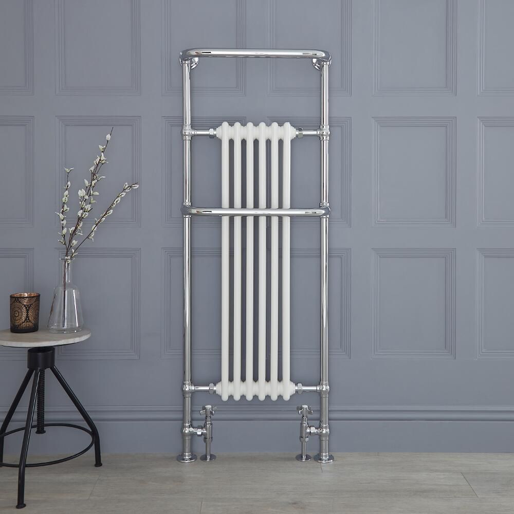  Badheizkörper Chrom/Weiß 1500mm x 575mm 792W – Elizabeth