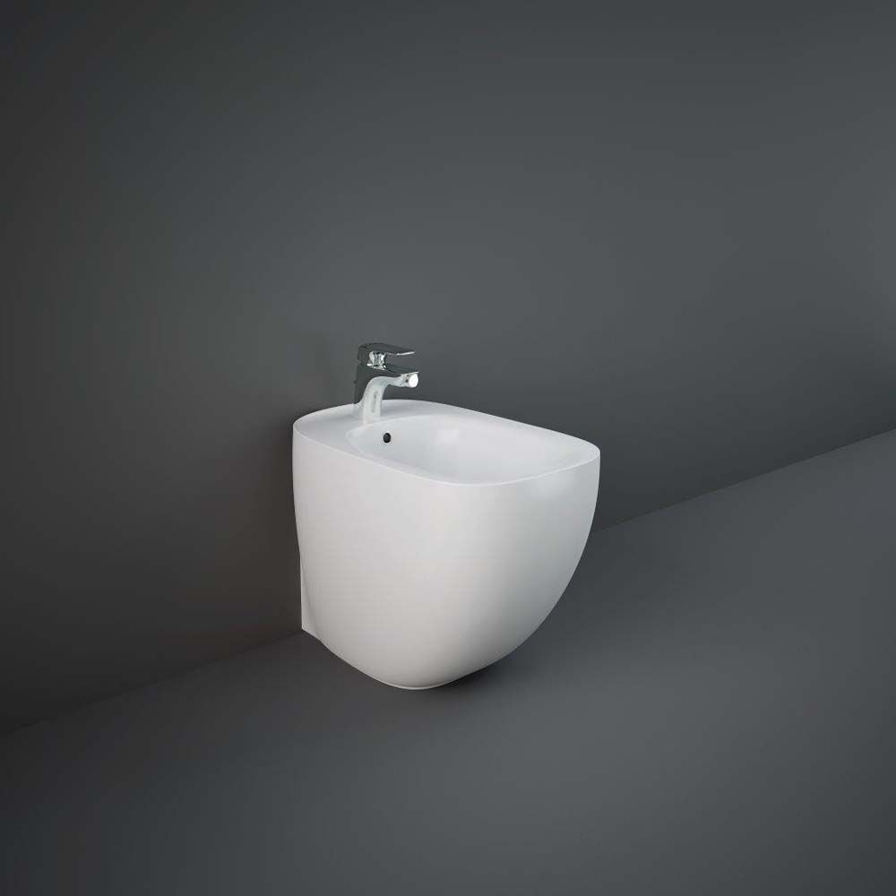 Stand-Bidet, 420mm x 380mm, Glanz-Weiß – RAK Illusion x Hudson Reed