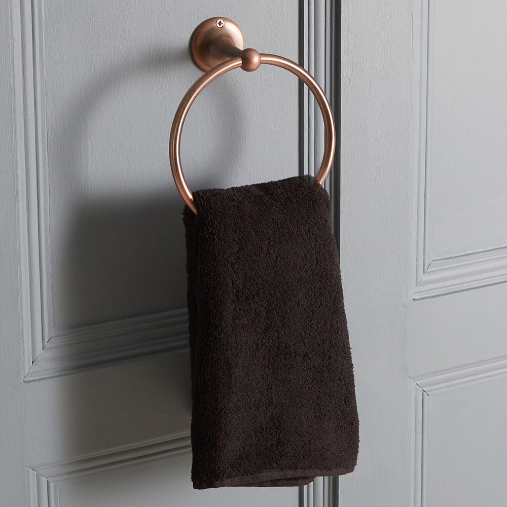 Leekayer 15,7 Cm Handtuchring Aus Edelstahl – Wandmontage, Geölte Bronze-Optik, Für Küche Und Bad, Schwarz Lackiert