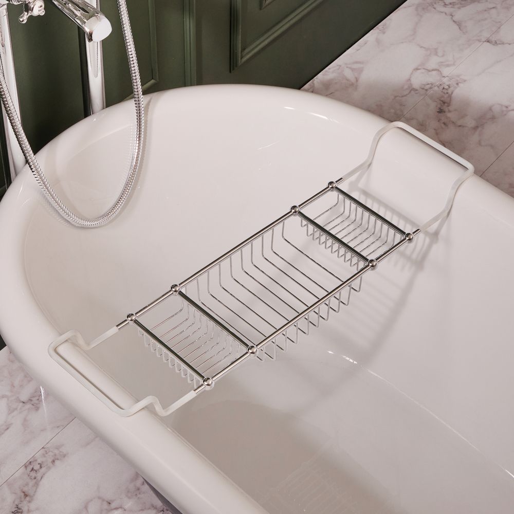 Badewannenablage - Größe verstellbar - Chrom - Elizabeth