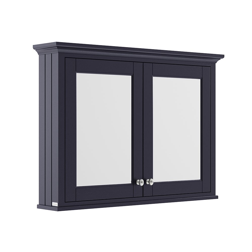 Spiegelschrank 750mm x 1050mm | Twilight Blue (Blau) - Old London