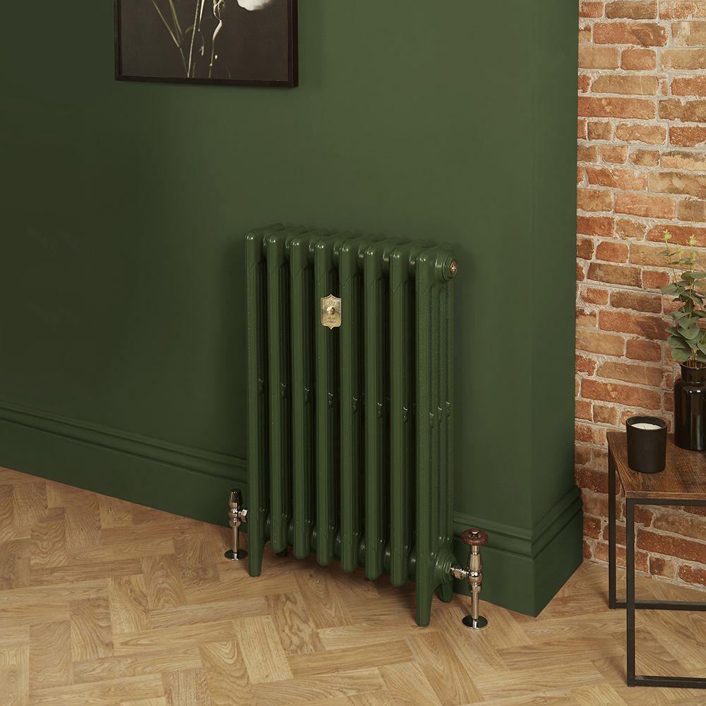 Gusseisen-Heizkörper - Höhe 960mm, Breite auswählbar - Duck Green W55 von Farrow & Ball - Mercury