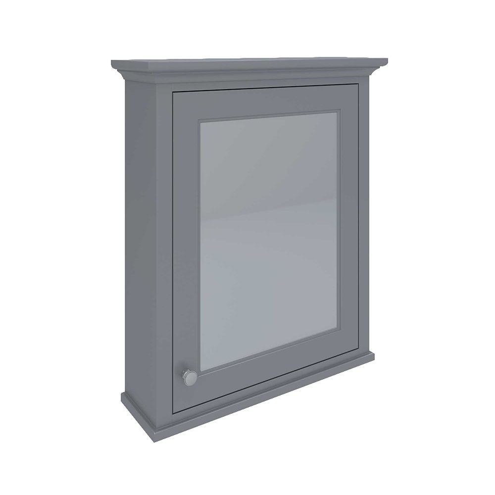 Traditioneller Spiegelschrank – Grau - 650mm x 752mm - RAK Washington x Hudson Reed
