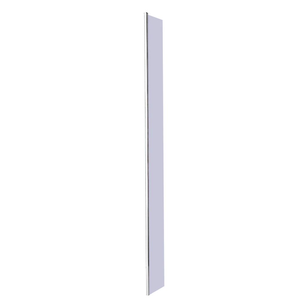 Getöntes Walk-In Seitenpaneel 300mm mit Scharnier - Chrom - Portland-Luna
