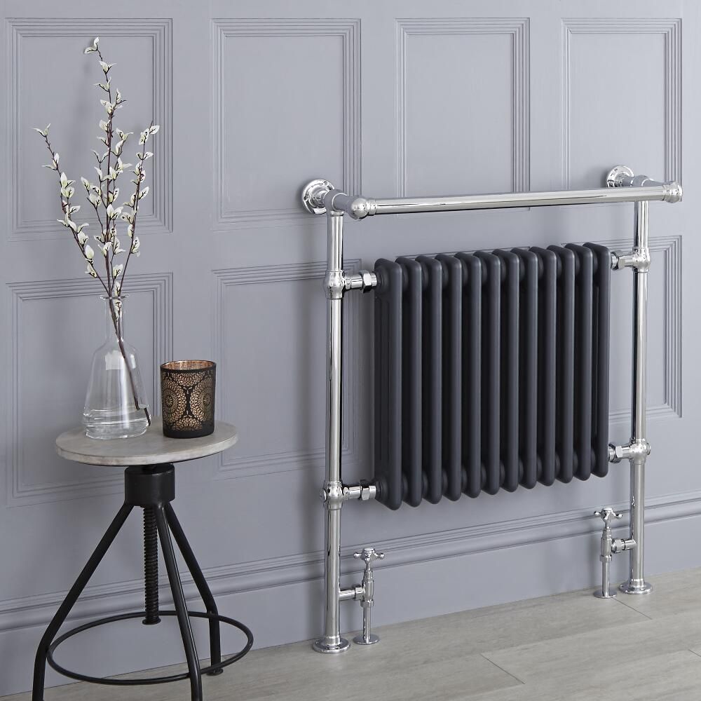 Badheizkörper Chrom/Anthrazit 930mm x 790mm 944W – Elizabeth