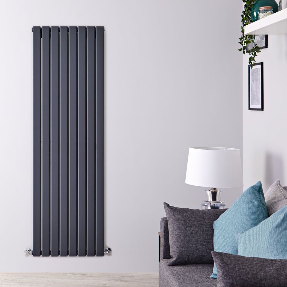 Design Heizkörper Vertikal (Doppellagig) 1780mm x 560mm | Anthrazit - Delta