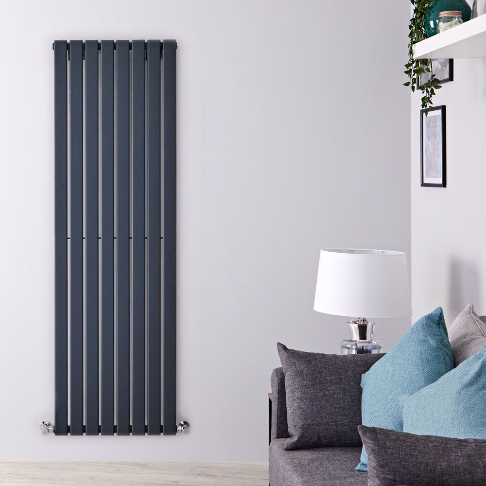 Design Heizkörper Vertikal (Einlagig) 1780mm x 560mm | Anthrazit - Delta