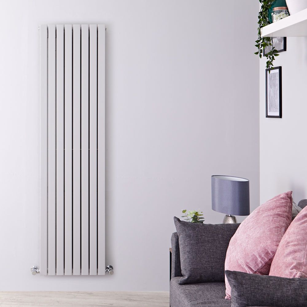 Design Heizkörper Vertikal Anthrazit 1780mm x 472mm 1931W (doppellagig) - Sloane