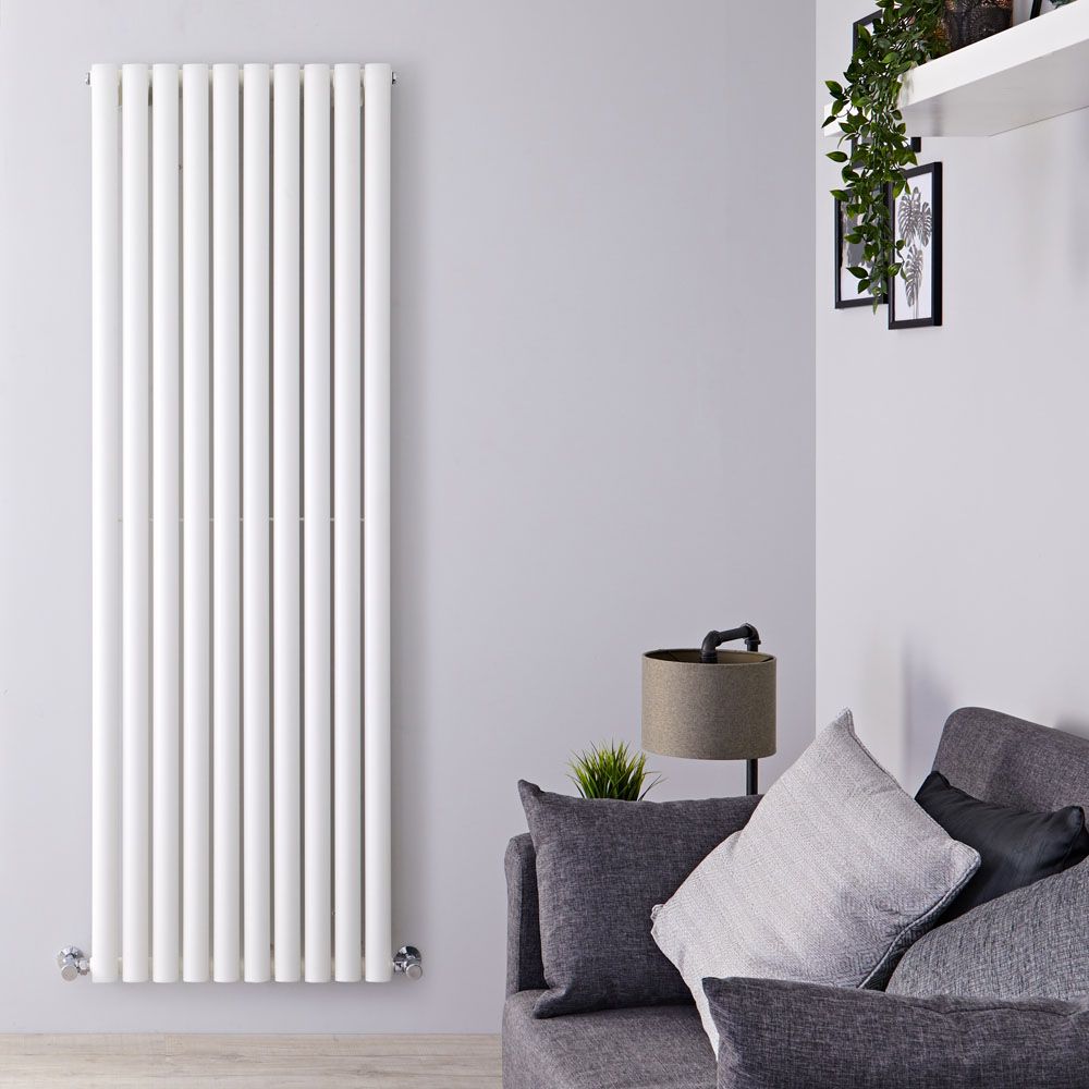 Design Heizkörper Vertikal (Einlagig) 1780mm x 590mm | Weiß - Revive