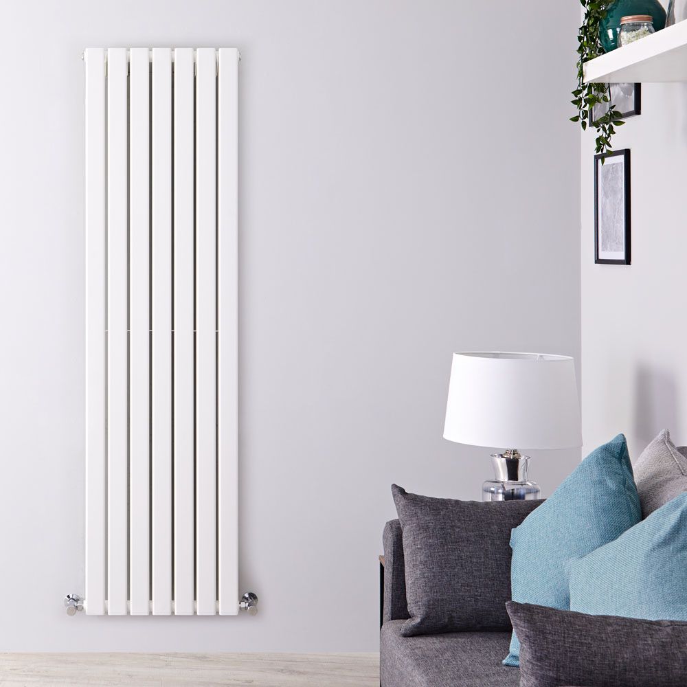 Design Heizkörper Vertikal (Doppellagig) 1780mm x 490mm | Weiß - Delta