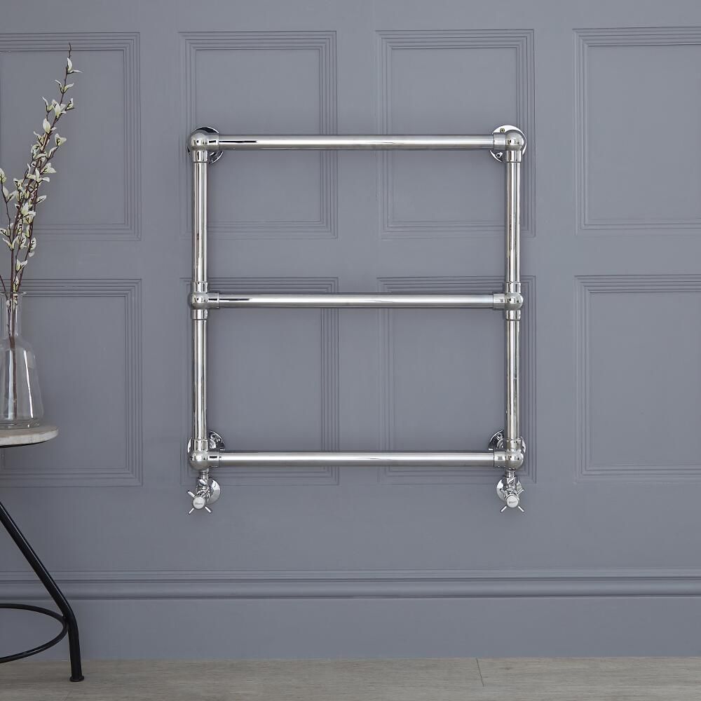 Minimalistischer Badheizkörper Chrom 680mm x 673mm – Salina