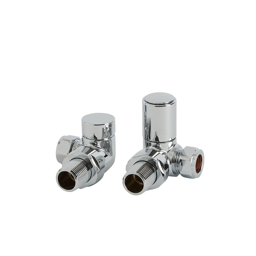 Modernes Eck-Ventil Paar – Chrom – Select