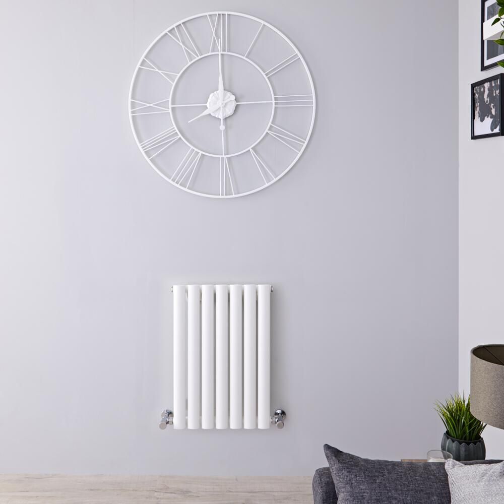 Design Heizkörper Horizontal (Einlaging) 600mm x 413mm | Weiß - Revive