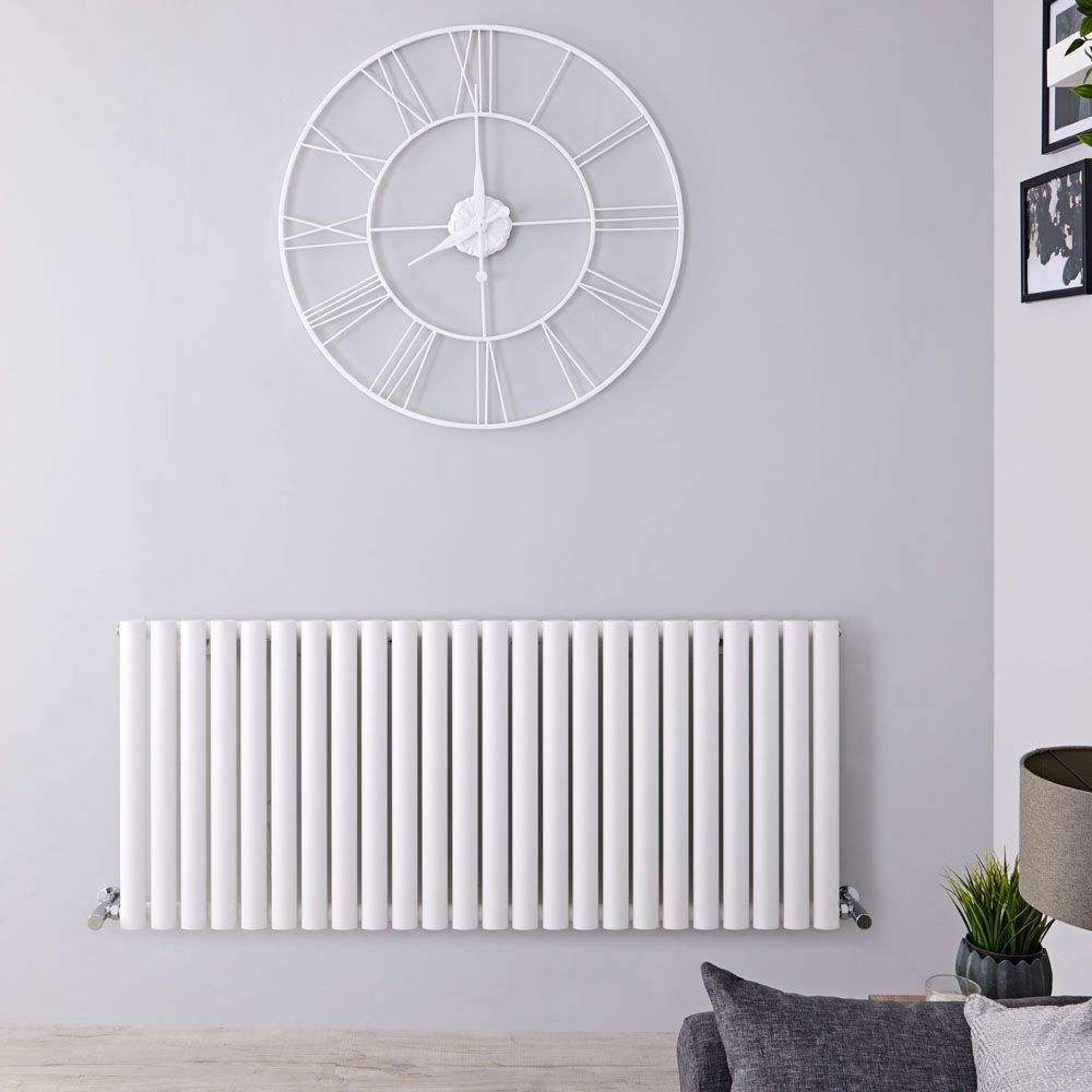 Design Heizkörper Horizontal (Einlaging) 600mm x 1416mm | Weiß - Revive