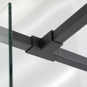 Eckiges T-Stück für Sützarme – Schwarz - Nox