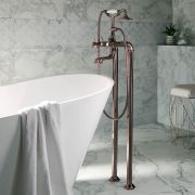 Freistehende Art Deco Badewannenarmatur inkl. Handbrause | Farbe wählbar - Earlham