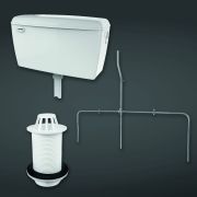 Urinal Aufputz-Spülkasten (3 Urinale) 13.5L – Automatische Spülung - RAK x Hudson Reed